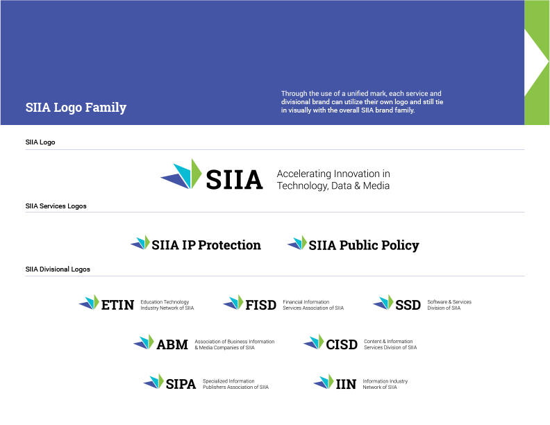 SIIA Style Guide - Logo Family